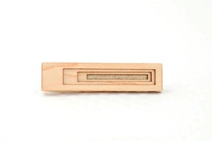 Image of Concentric Squares Tie Bar