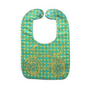 Image of Baby Bib - Spotty Dragster