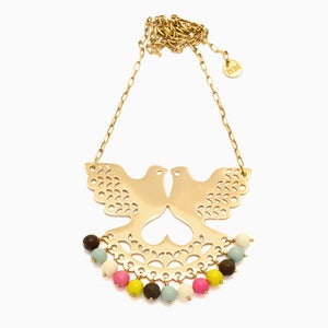 Image of Fantail Necklace | Golden Milk