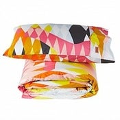 Image of Kip & Co Kids Croc Orange Quilt Cover & Pillowcase Set 