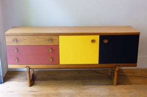 Image of ENFILADE SCANDINAVE EN TECK ANNÉES 60 - REF.1213