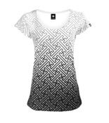 Image of Sayagata Fade ‘Kuro Shiro’ - Women's Tunic