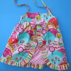 Image of 4 Way Baby Dress - Simple Sundress, Open Back Option, Ruffled and Layered Options