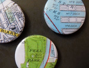 Image of Salford Pin badges - set of 3