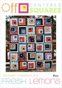 Image of Off-Centered Squares Quilt Pattern - PDF