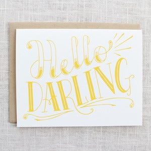 Image of Hello Darling Card