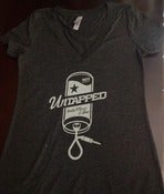 Image of Woman's Untapped Tee - Beer Can - Vintage Black