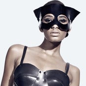 Image of Patent Leather Cat Mask