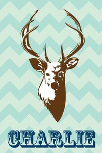 Image of Personalized Deer Print, 3