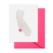 Image of California Heart LA Card