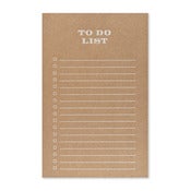 Image of Kraft Paper To-Do List