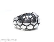 Image of Domed Reptile Skin Ring