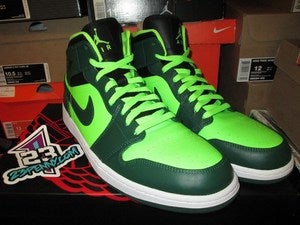 Image of Air Jordan I (1) Retro Mid "Gorge Green"