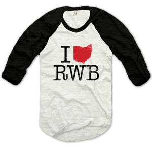 Image of I Heart RWB Baseball Tee