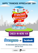 Image of Buzz Badge Pack - 2 "Franchise Appreciation Day" Badge
