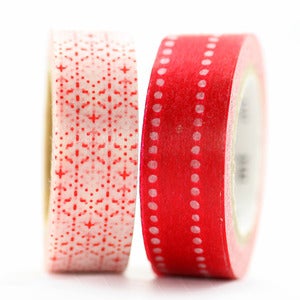 Image of Scratch + Dotted Line Washi Tape
