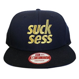 Image of Sucksess x New Era Snapback (Gold)