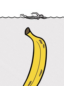 Image of Banana Shark 11 by 14 Limited Print