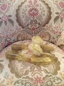 Image of Chanel Camellia Yellow Jelly Flip Flops SZ. 36