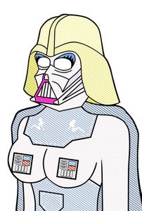 Image of Darth Parton 27 by 40 Limited Print