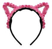 Image of Pink Floral Cat Ears