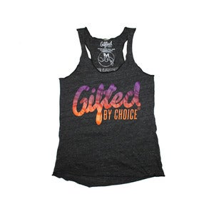 Image of Women's Logo "Gradation" Racerback Tank