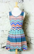 Image of Yumi Tribal High Lo Belted Dress