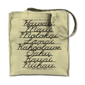 Image of Island Cursive Tote Bag