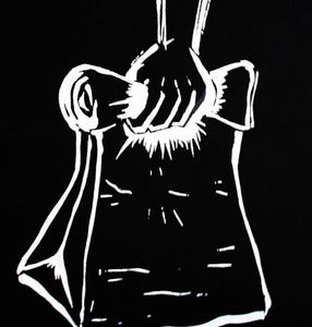 Image of SICK 'SICK BAG!' Back Patch - Black&White