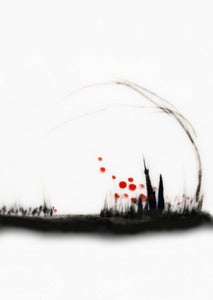 Image of a still and quiet morning A3 print