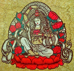 Image of EASTERN TARA original painting