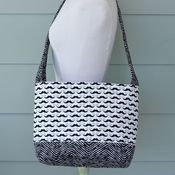 Image of mini messenger bag - i mustache you a question