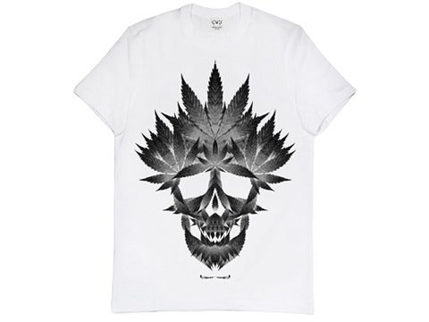 Image of 'Marijuana Skull' shirt