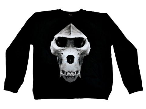 Image of 'Pyramid Skull' crewneck