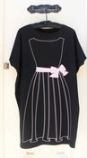 Image of Pretty Bow T-dress - black