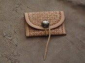 Image of geometric pattern card wallet