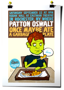 Image of Patton Oswalt Rochester Print 