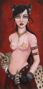 Image of Forbidden tribal belly dancer high quality fine art giclee print