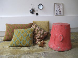 Image of tabouret/table basse "Tronc en béton"