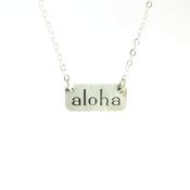 Image of Aloha Necklace silver