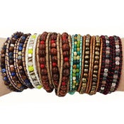 Image of Hand-Woven Wrap Bracelets [LH]