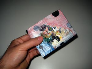 Image of Sho Sho Dawson for Ashkahn & Co. One of a Kind Painted Wallet