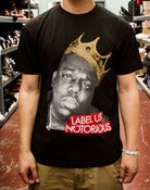 Image of Biggie's Crown Tee Black Gold/Red