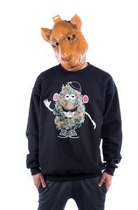 Image of Mr Pot-Head Crew - Black