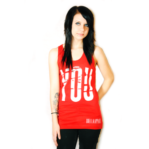 Image of You Red Tank Top **FINAL PRINT!**