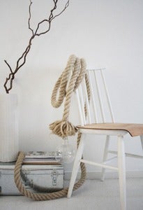 Image of Baladeuse en corde géante / Large cord lamp