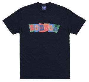 Image of BODEGA BLOCK LETTERS TEE NAVY