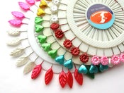Image of 1 x Rainbow Wheel of Pins -choice of designs