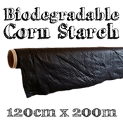 Image of Corn Starch Biodegradable Mulch | 120cm x 200m | Organic