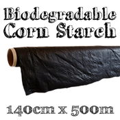 Image of Corn Starch Biodegradable Mulch | 140cm x 500m | Organic